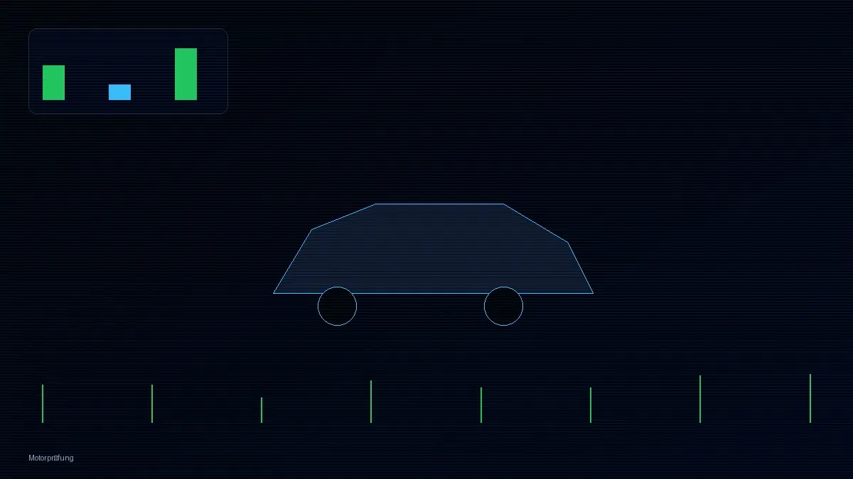 Motorprüfung mit Leistungsmessung im Diagnosezentrum, Bildgröße 1200x675